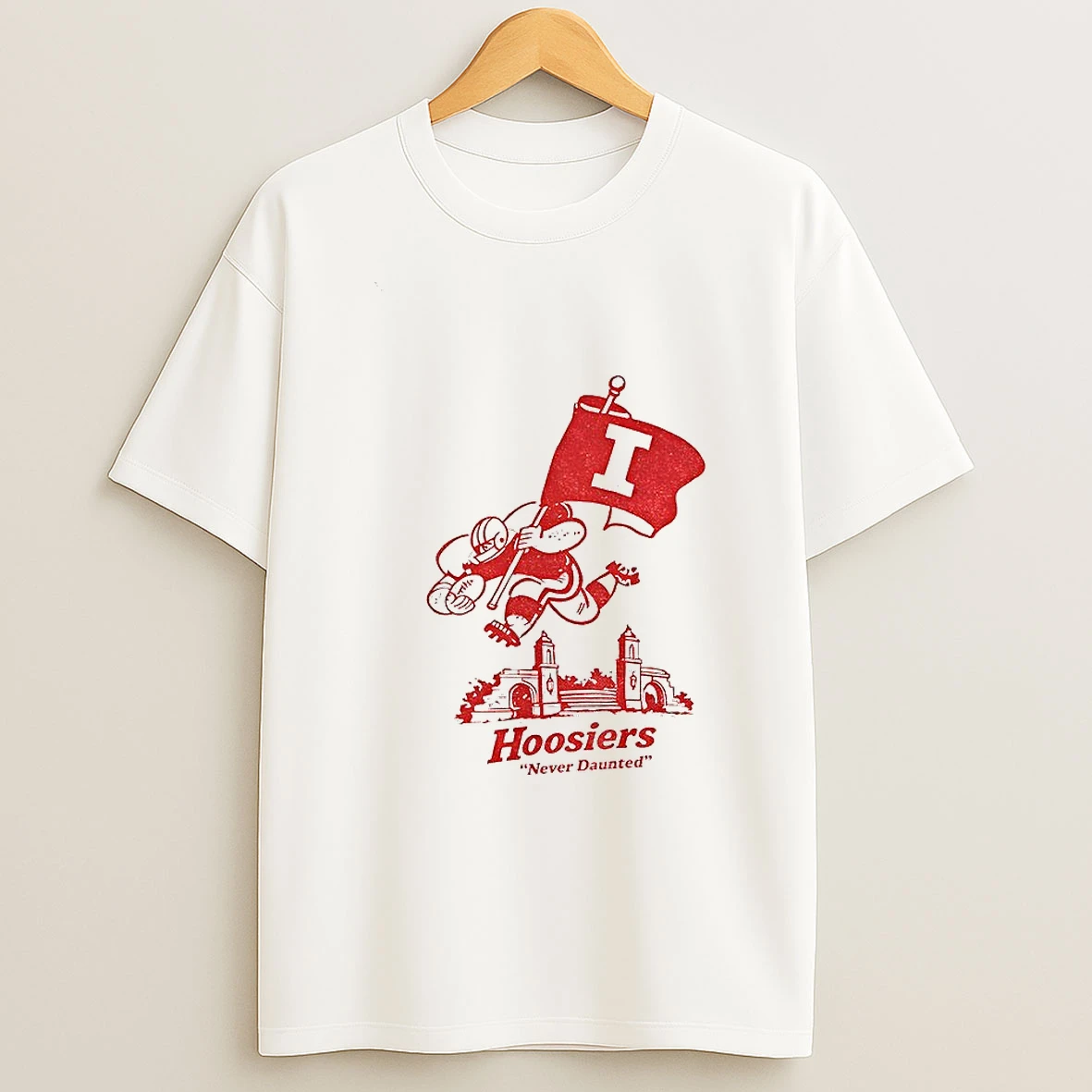 Hoosiers Never Daunted Indiana Hoosiers Football National Champions 2026 College Game Day Vintage T Shirt