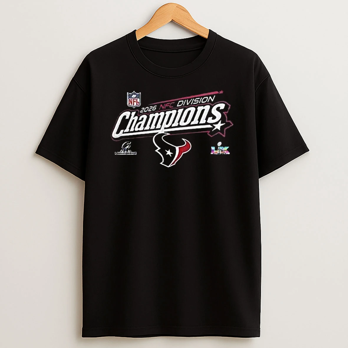 Houston Texans 2026 Nfc Division Champions Celebrate T Shirt