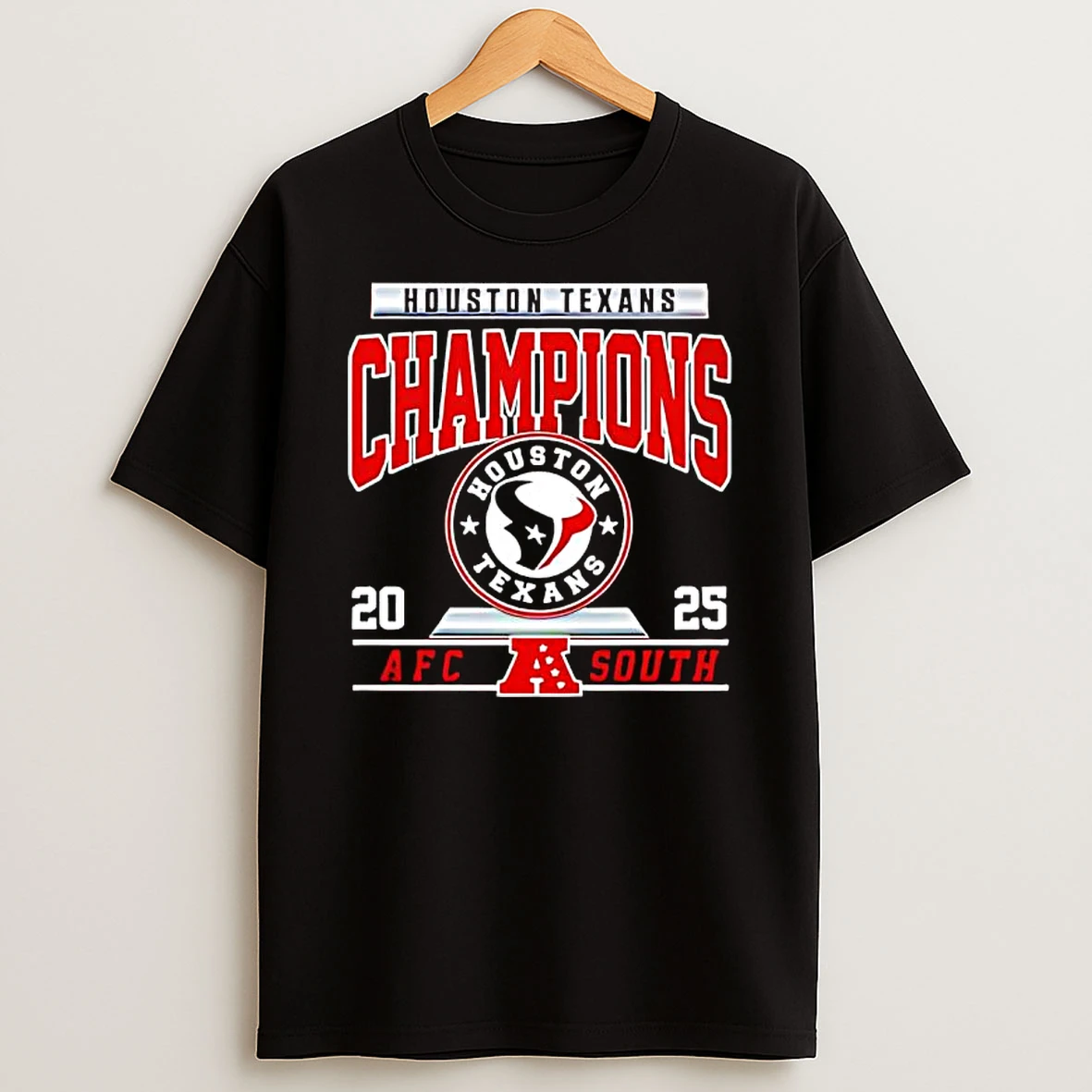 Houston Texans Champions Afc South 2025 Legends T Shirt