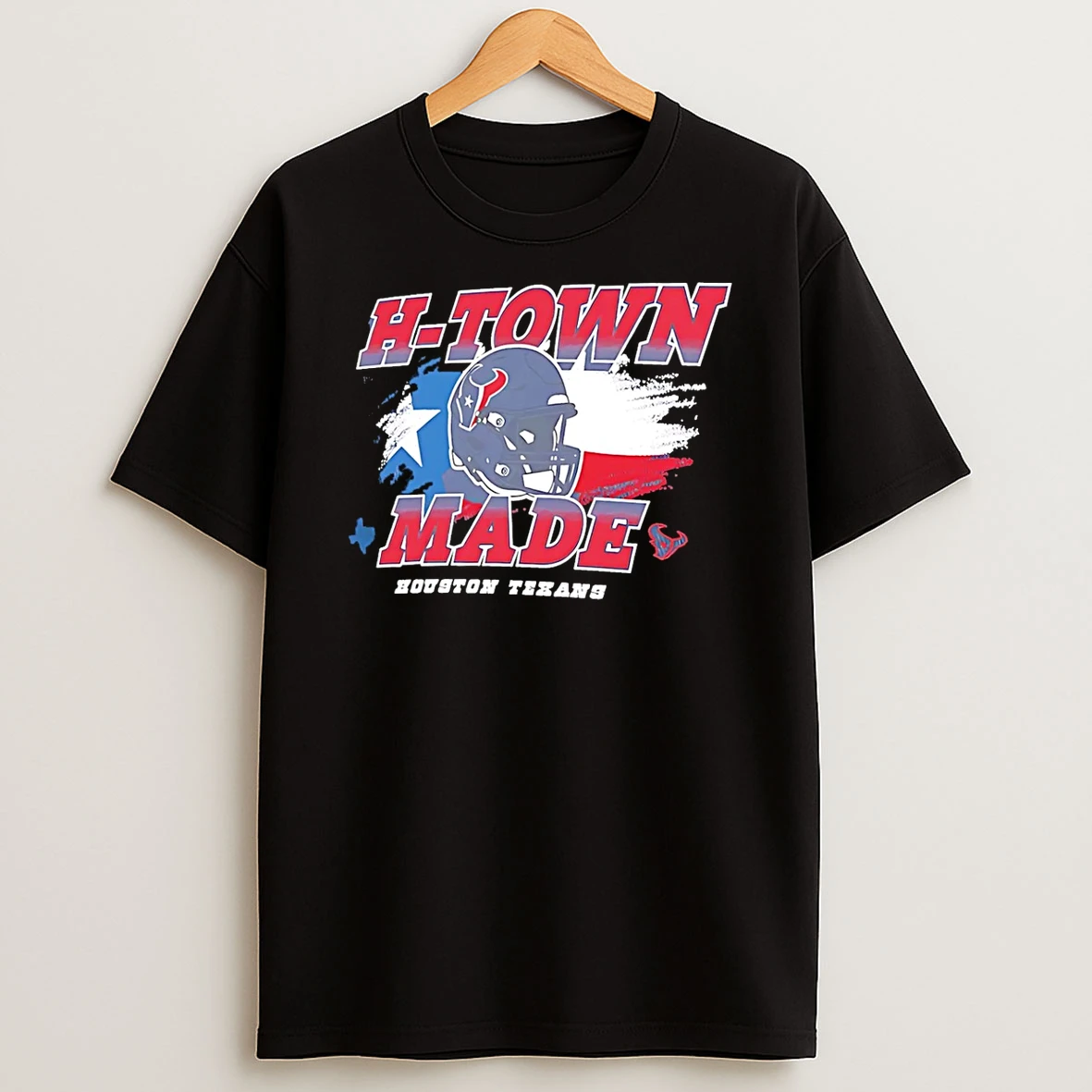 Houston Texans H Town Made Helmet T Shirt