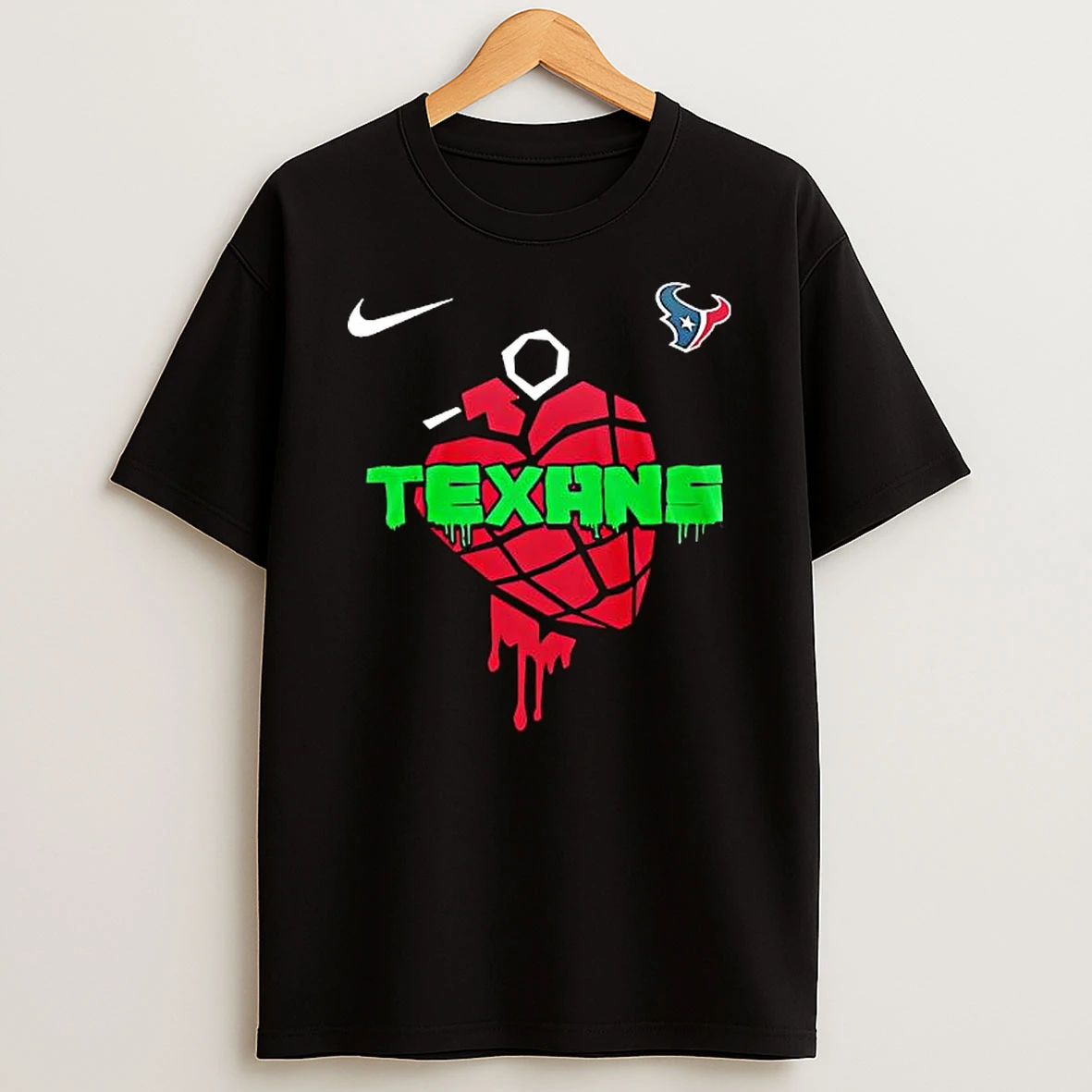Houston Texans Nfl Green Day Football 2026 T Shirt