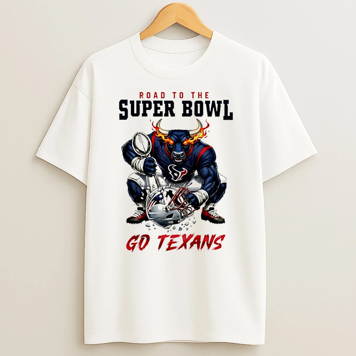 Houston Texans Road To Super Bowl Go Texans 2026 T Shirt