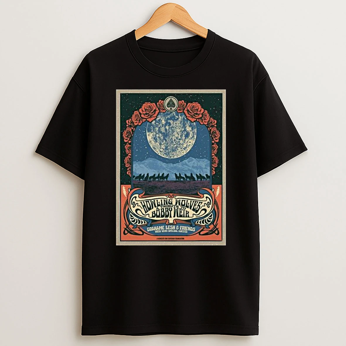 Howling Wolves Bobby Weir Jan 17 2026 The Fillmore T Shirt