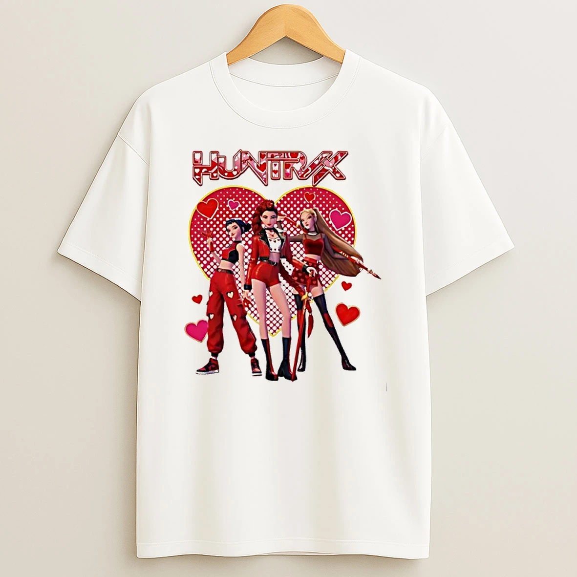 Huntrx Zoey Rumi Mira K Pop Demon Hunters Graphic T Shirt