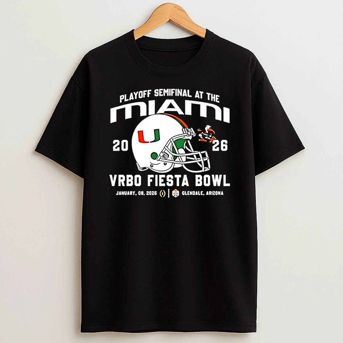 Hurricanes Vrbo Fiesta Bowl 2026 Playoff Semifinal At The Miami T Shirt