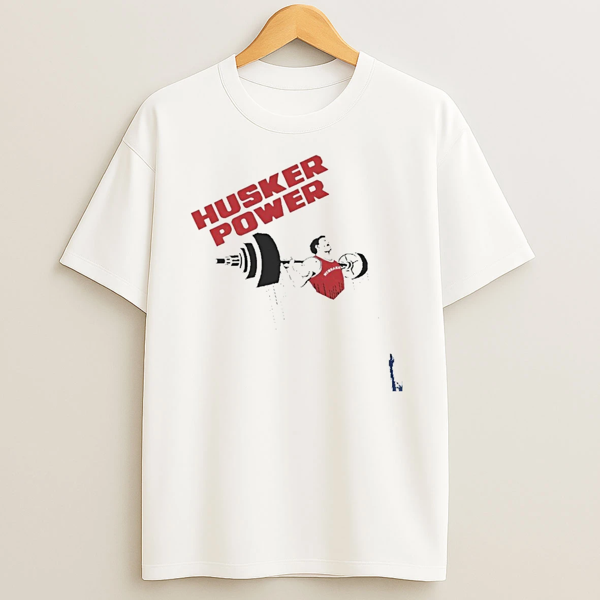 Husker Power Logo Gym T Shirt