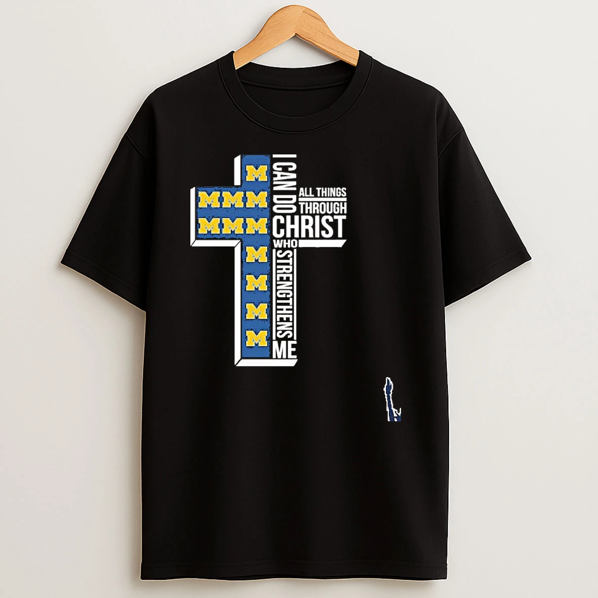 I Can Do All Things Faith And Sports Michigan Wolverines College Basketball T Shirt