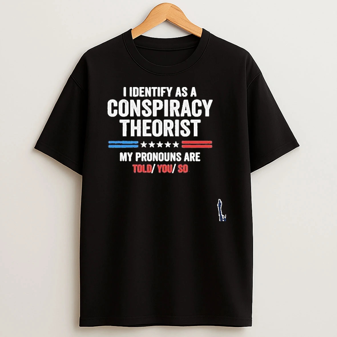 I Identify As A Conspiracy Theorist My Pronouns Are Told You So T Shirt