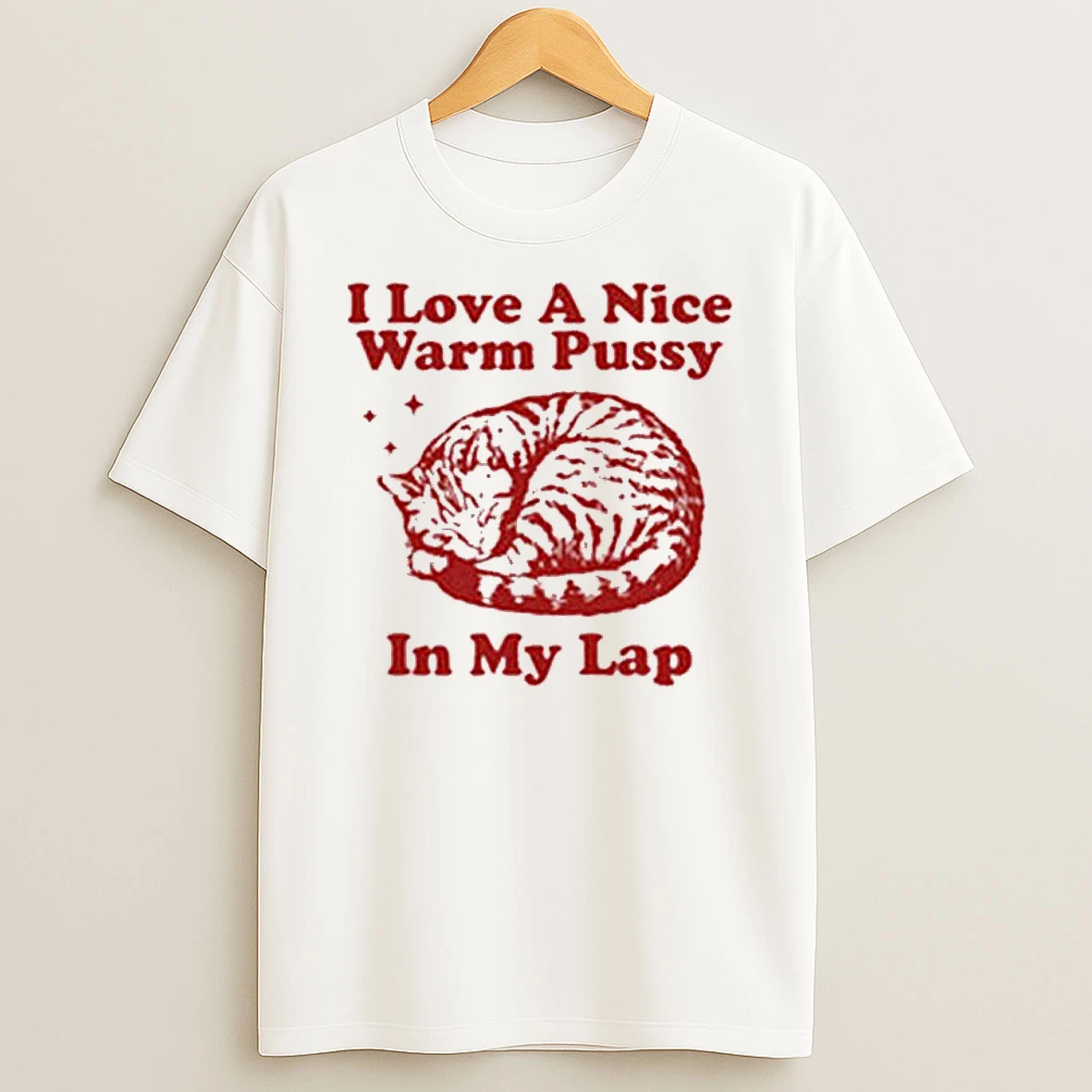 I Love A Nice Warm Pussy In My Lap T Shirt