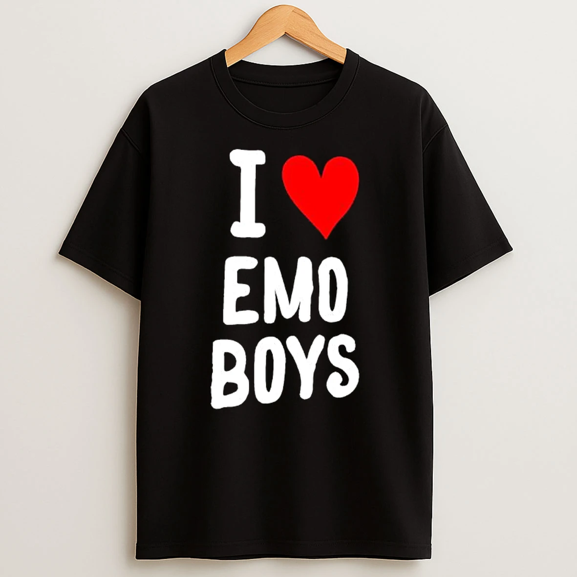 I Love Emo Boys Fun Meme T Shirt