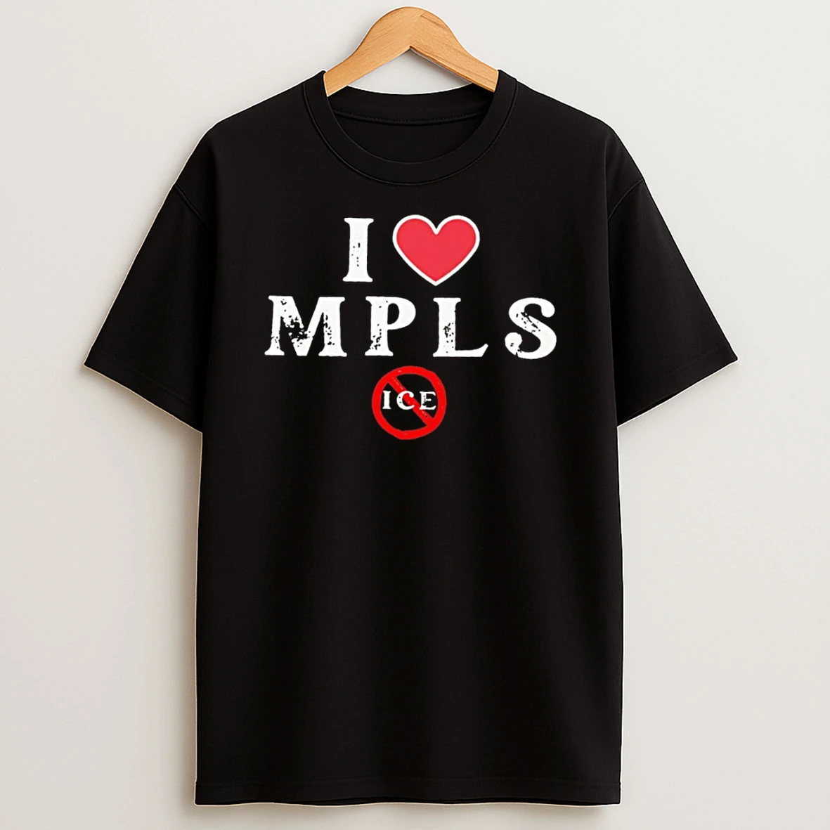 I Love Mpls No Ice T Shirt