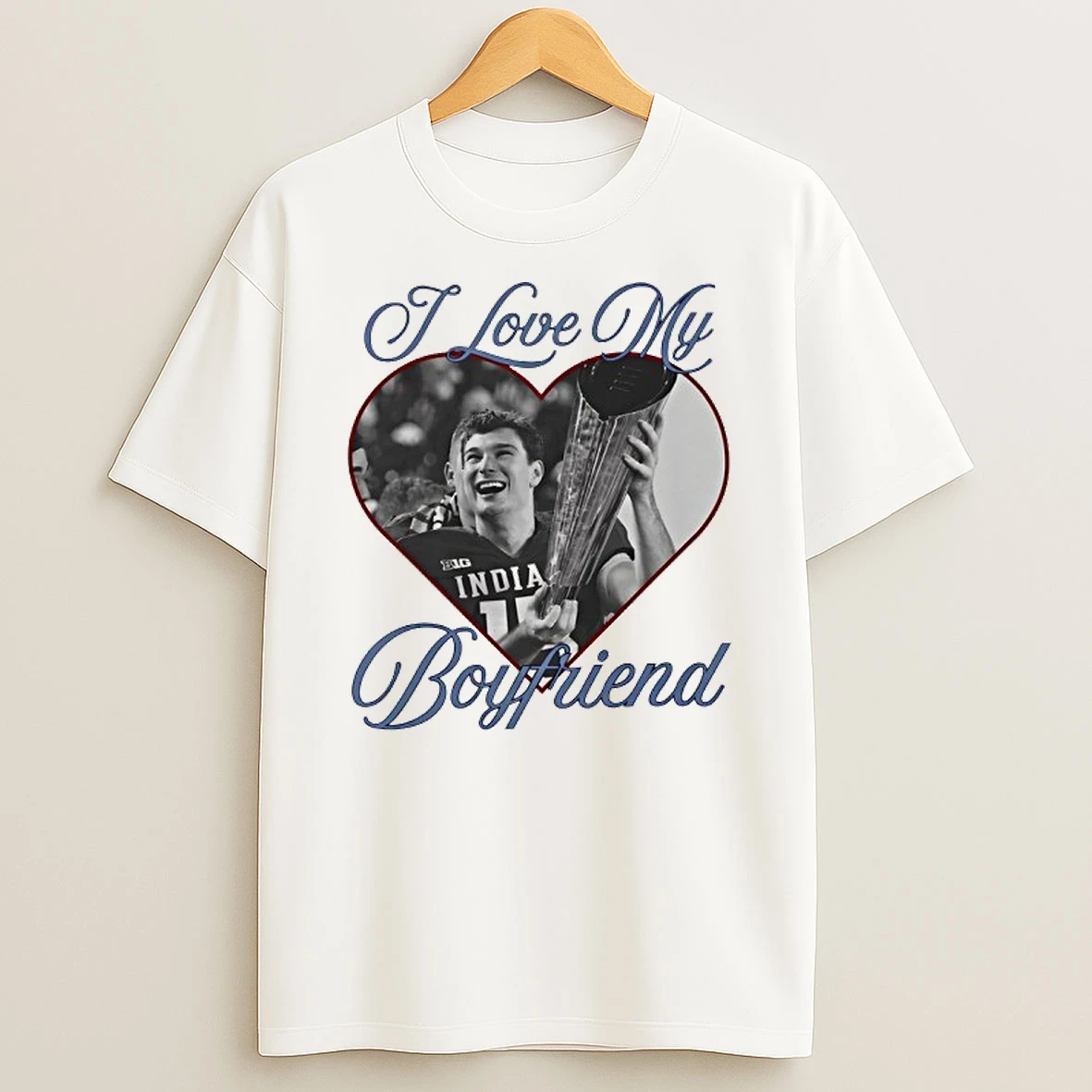 I Love My Boyfriend Fernando Medonza T Shirt