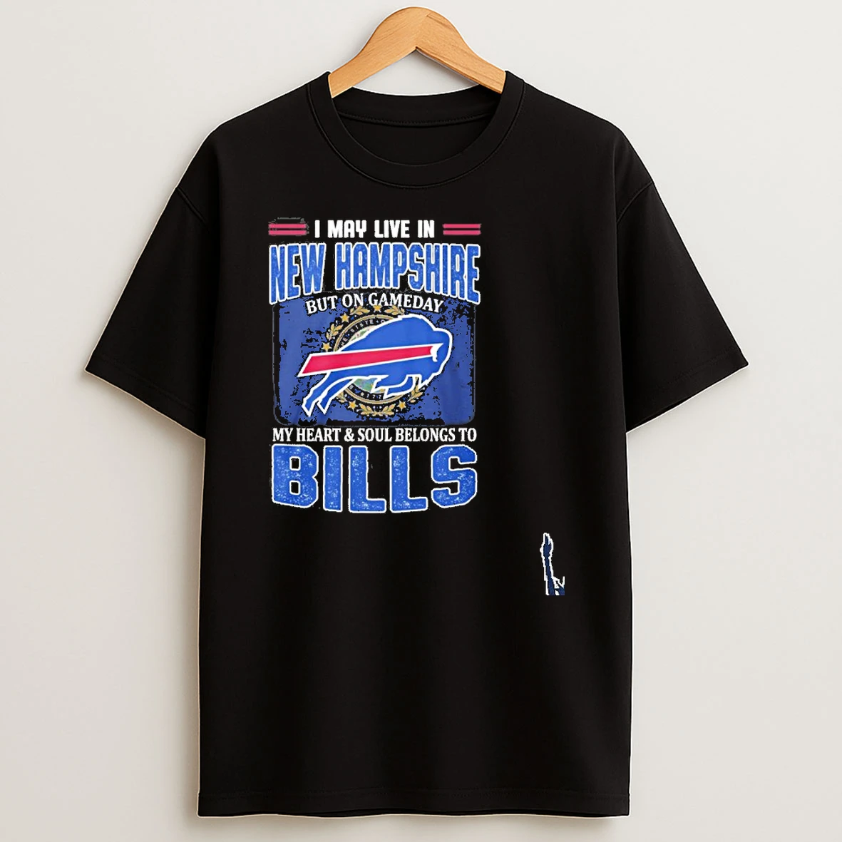 I May Live In New Hampshire Living Buffalo Bills Loyal Game Day T Shirt