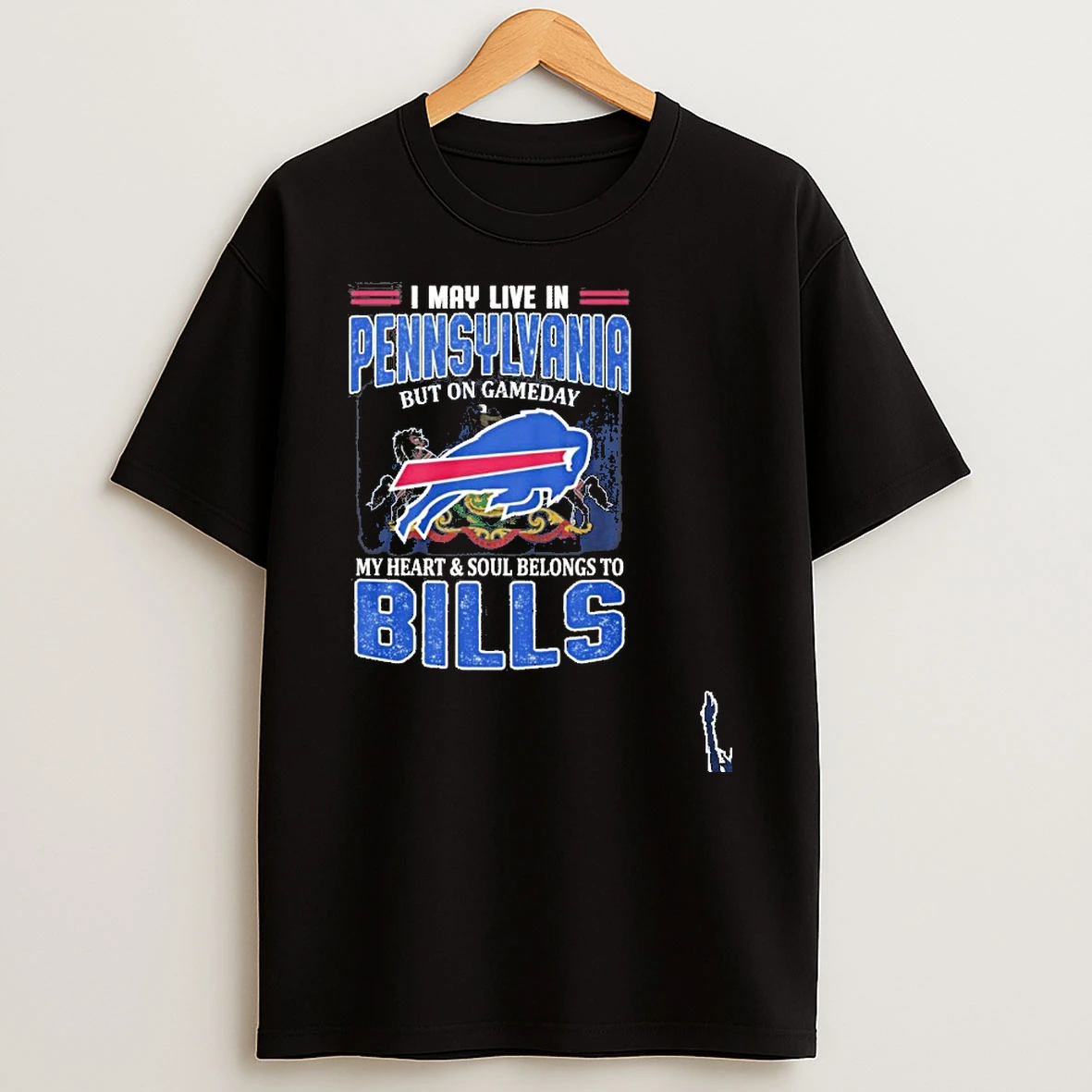 I May Live In Pennsylvania Living Buffalo Bills Loyal Game Day T Shirt