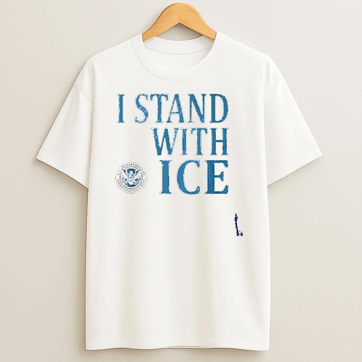 I Stand With Ice Immigration And Customs Enforcement T Shirt