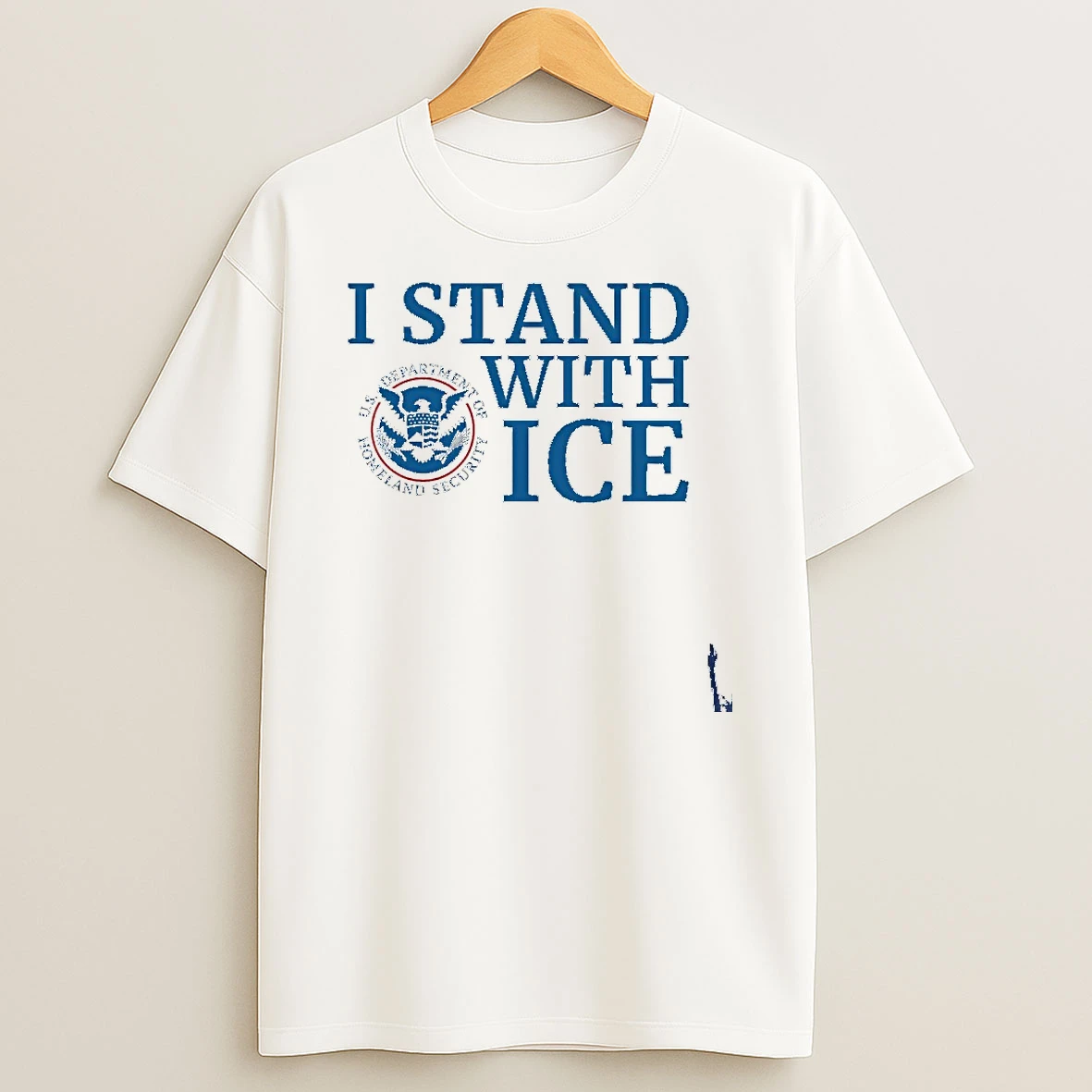 I Stand With Ice Homeland Security T Shirt