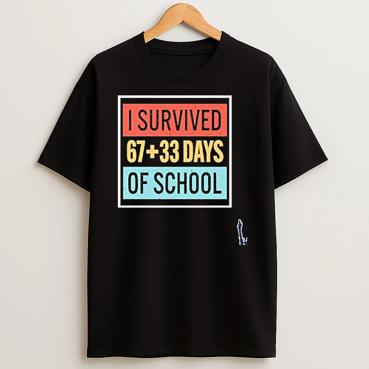 I Survived 6733 Days Of School Retro T Shirt