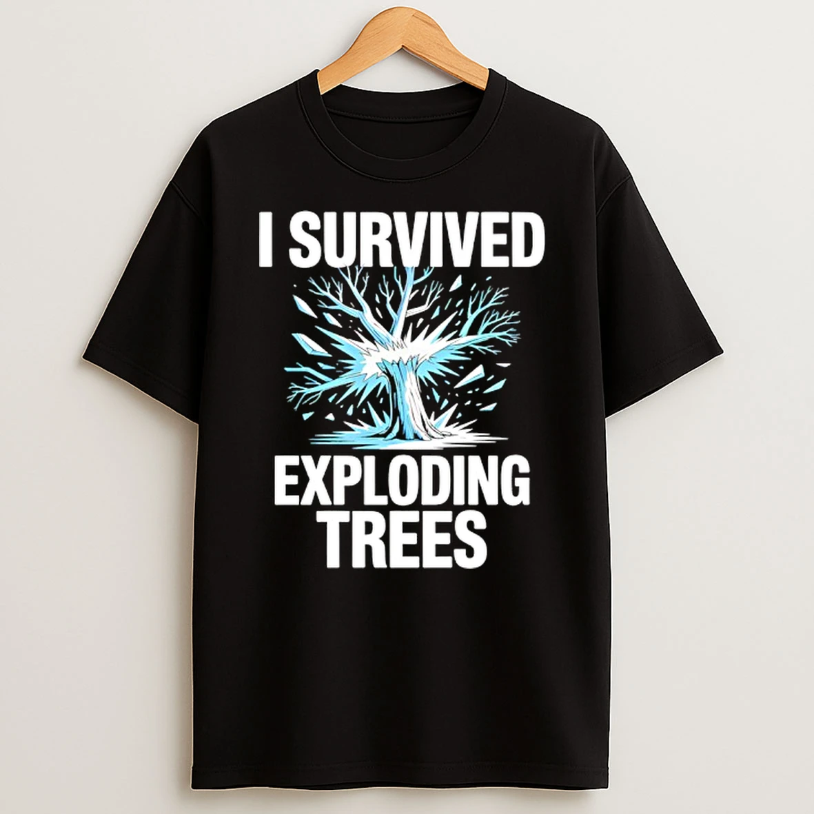 I Survived Exploding Trees Midwest Snow Storm T Shirt