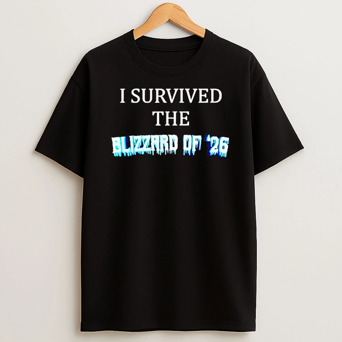 I Survived The Blizzard Of 2026 Frozen Snow Storm T Shirt