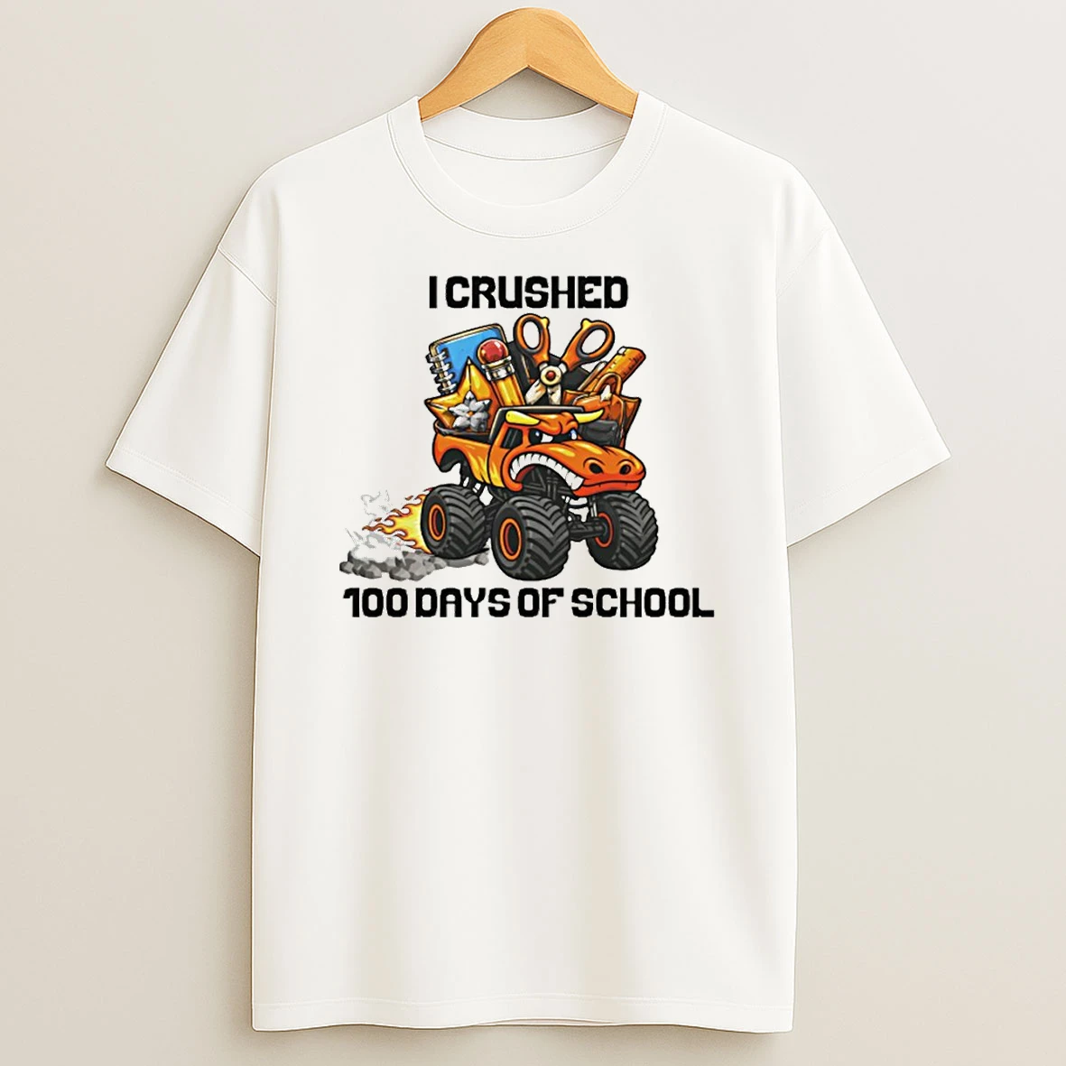 I Crushed 100 Days Of School T Shirt