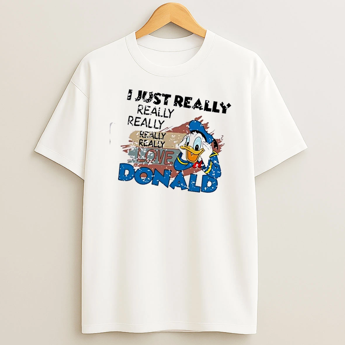 I Just Really Love Donald Duck Vintage T Shirt