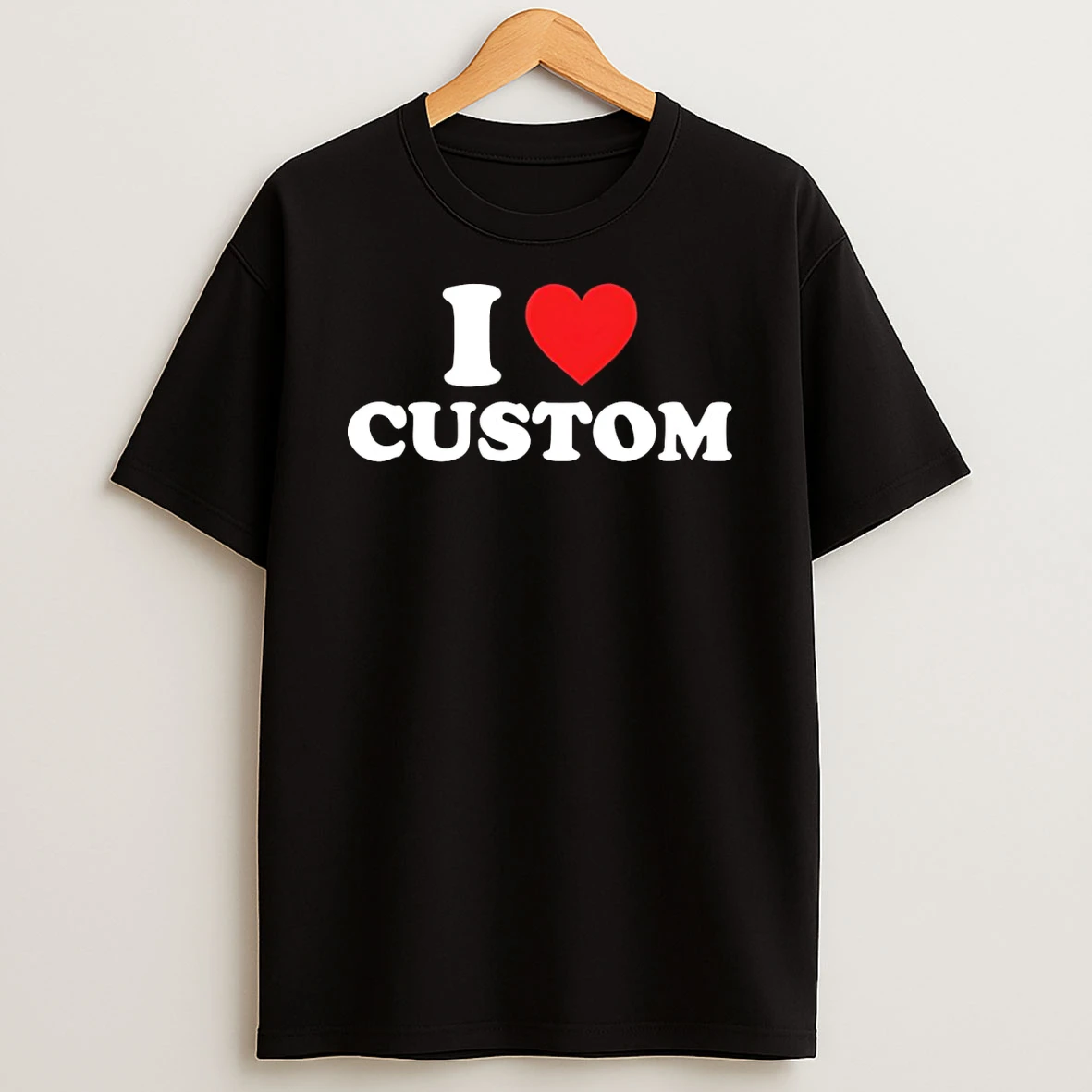 I Love Custom Valentines Day T Shirt
