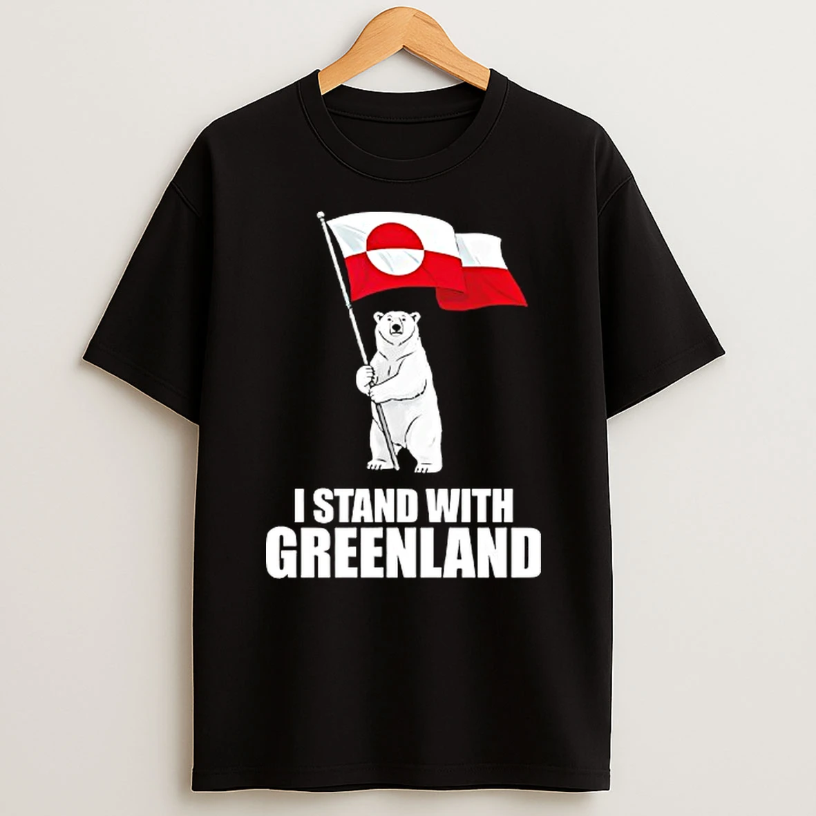 I Stand With Greenland Polar Bear T Shirt