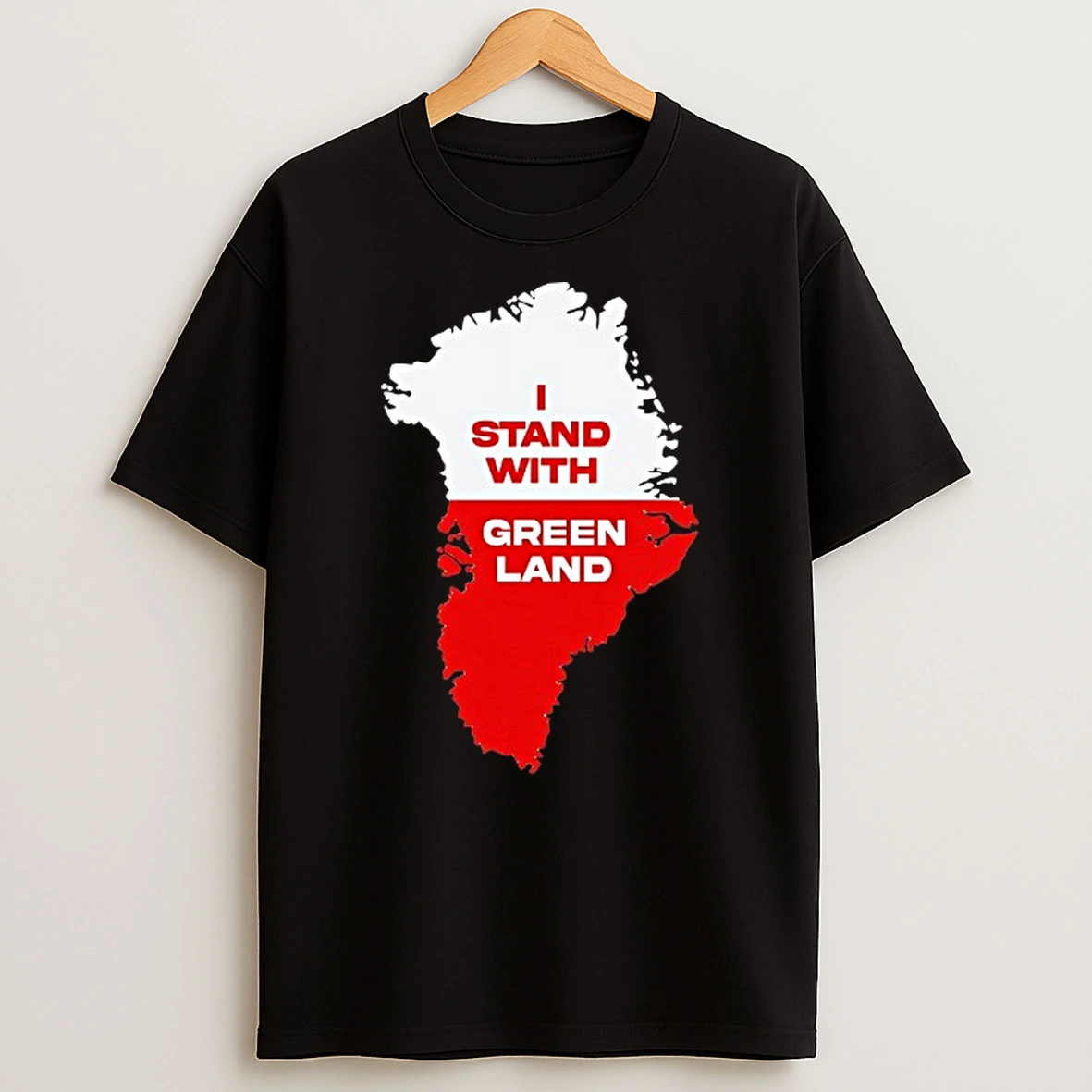 I Stand With Greenland State Flag T Shirt