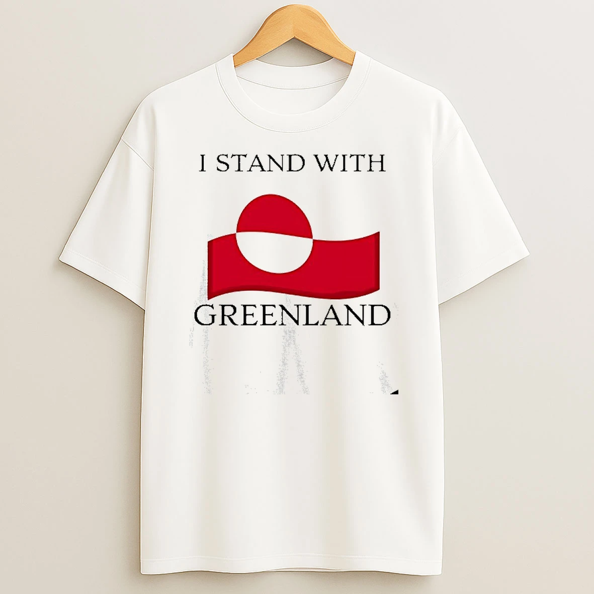 I Stand With Greenland Flag T Shirt