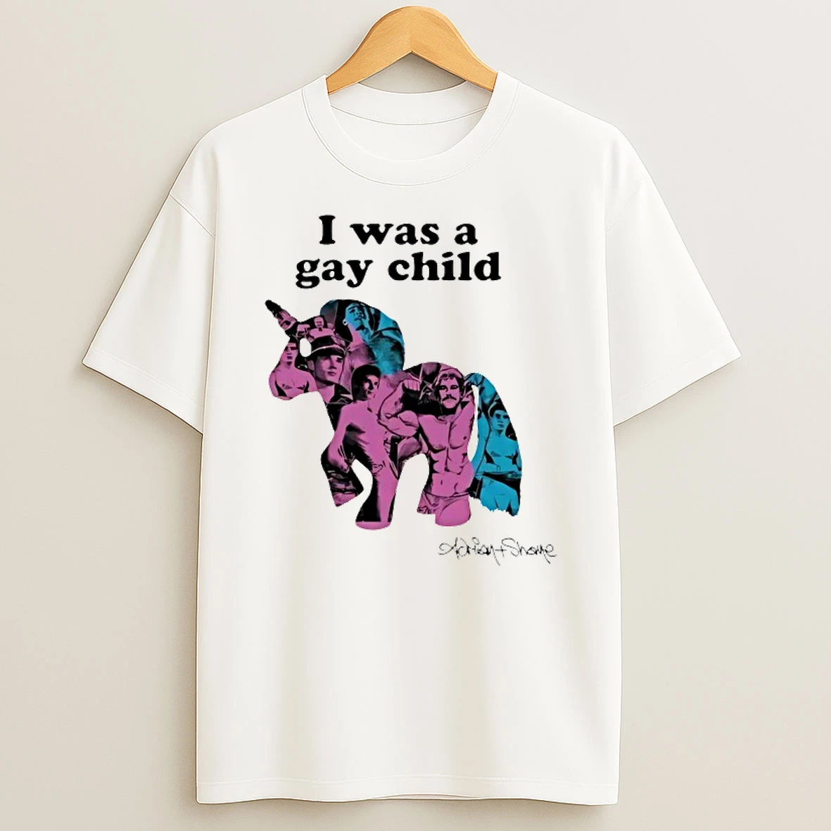 I Was A Gay Child Unicorn Adrianshane T Shirt