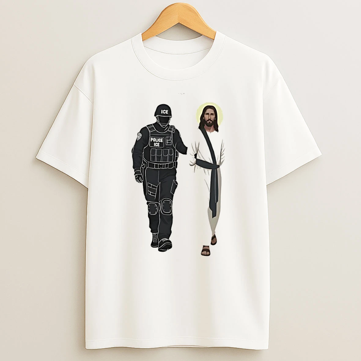Ice Arresting Deporting Jesus T Shirt