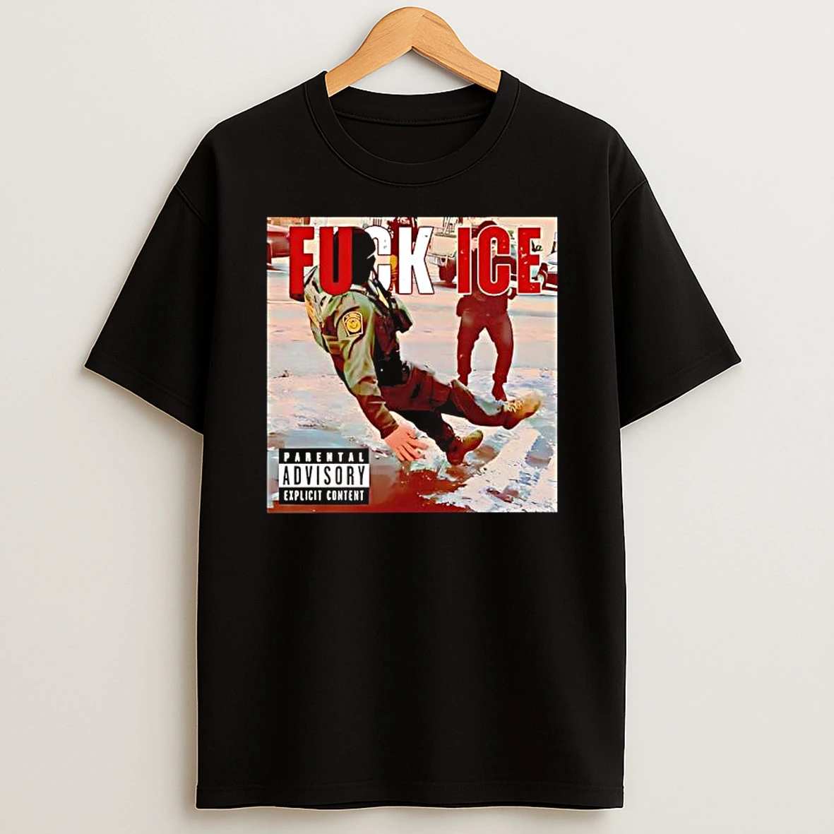 Ice Protest Fuck Ice Anti Cover T Shirt