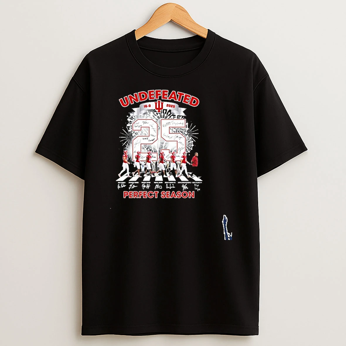 Iu Football Abbey Road Undefeated 16 0 Perfect Season T Shirt