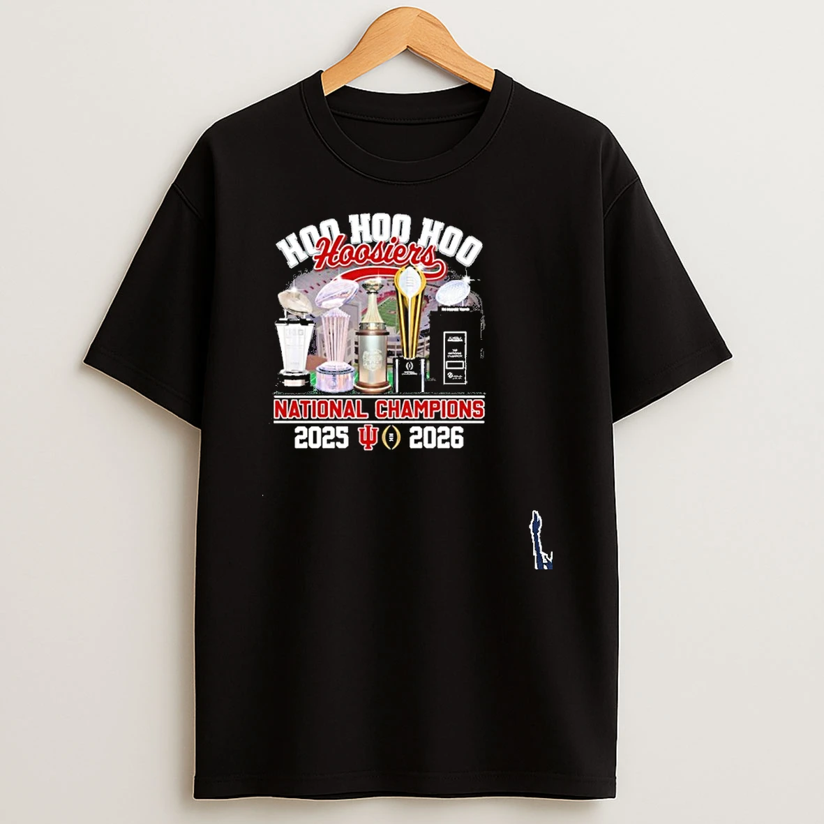 Iu Football National Champions Hoo Hoo Hoo Trophy T Shirt