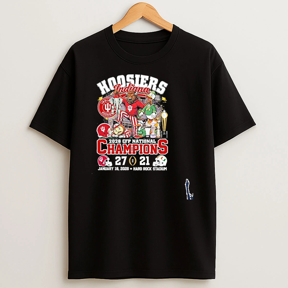 Iu Football National Champions Score T Shirt