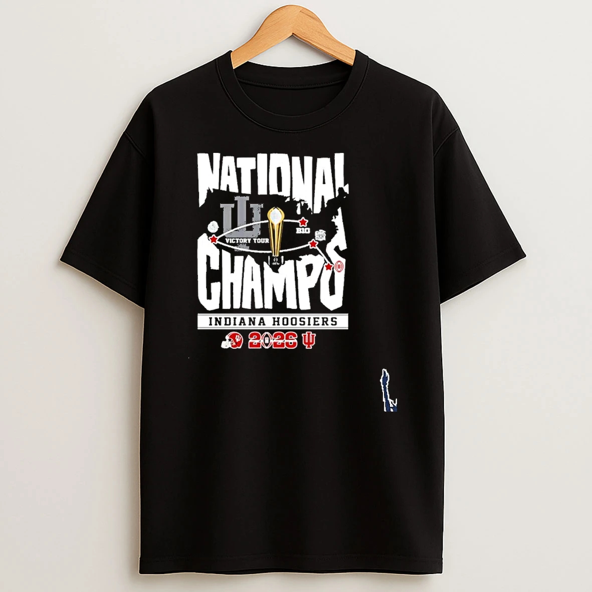 Iu Football National Champions Victory Tour T Shirt