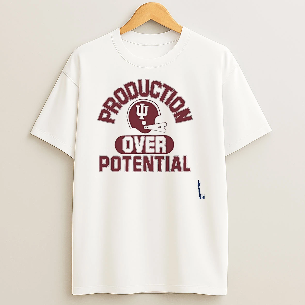 Iu Football Production Over Potential National Champions T Shirt