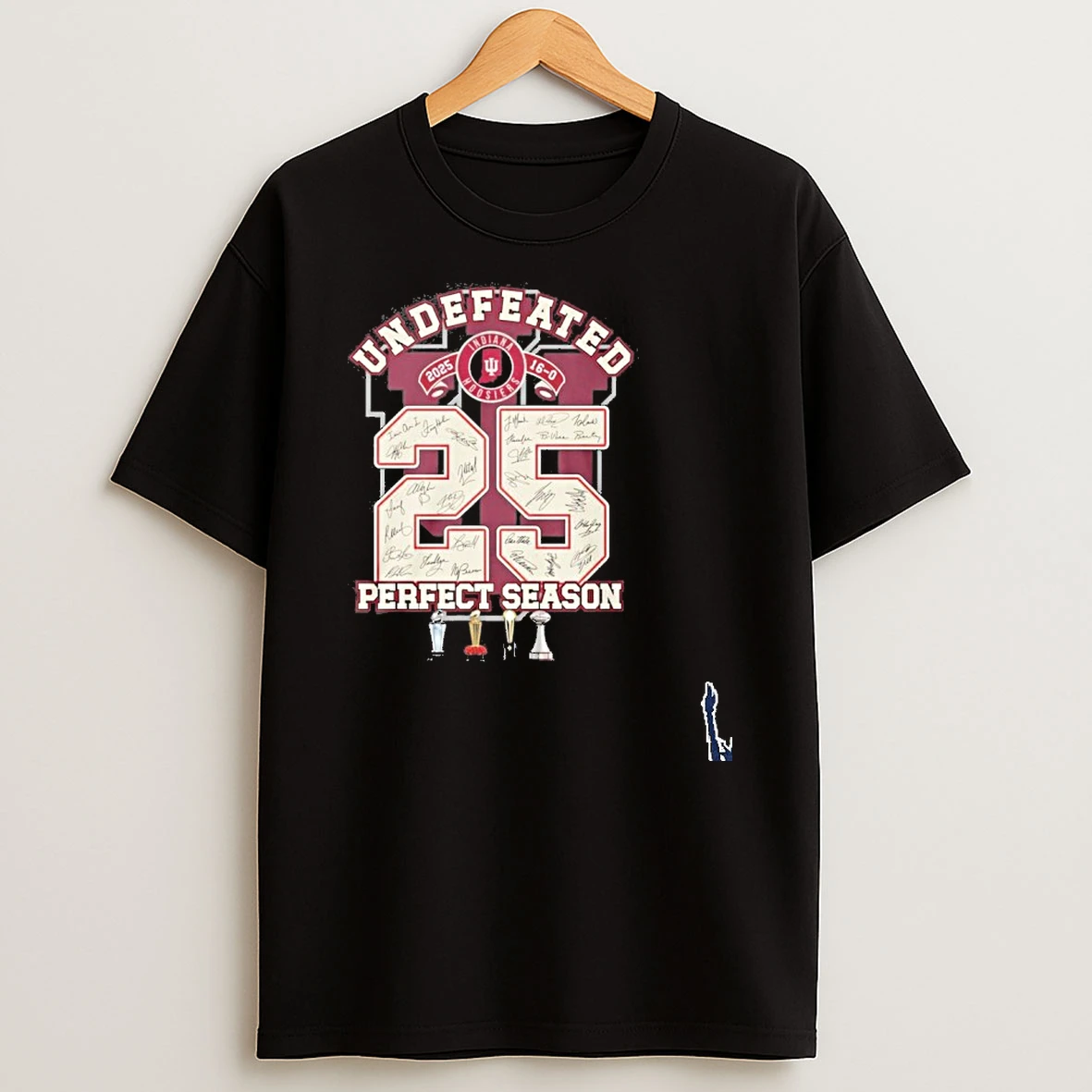 Iu Football Undefeated 16 0 Perfect Season 2025 T Shirt