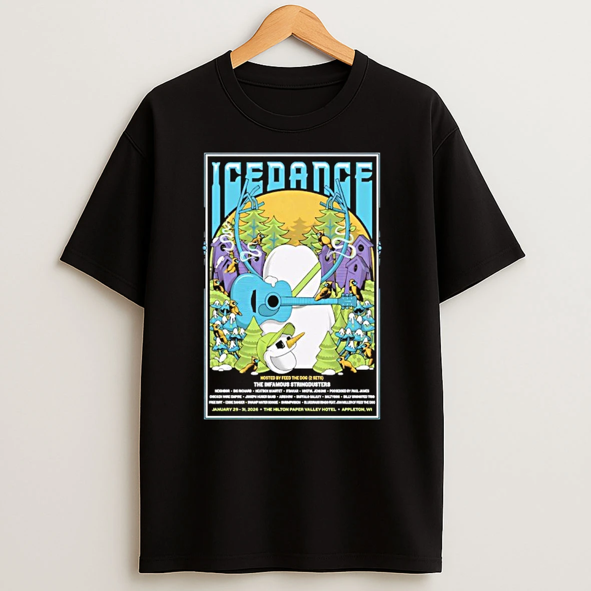 Ice Dance Music Fest Jan 29 31 2026 The Hilton Paper Valley Hotel Appleton Wi T Shirt