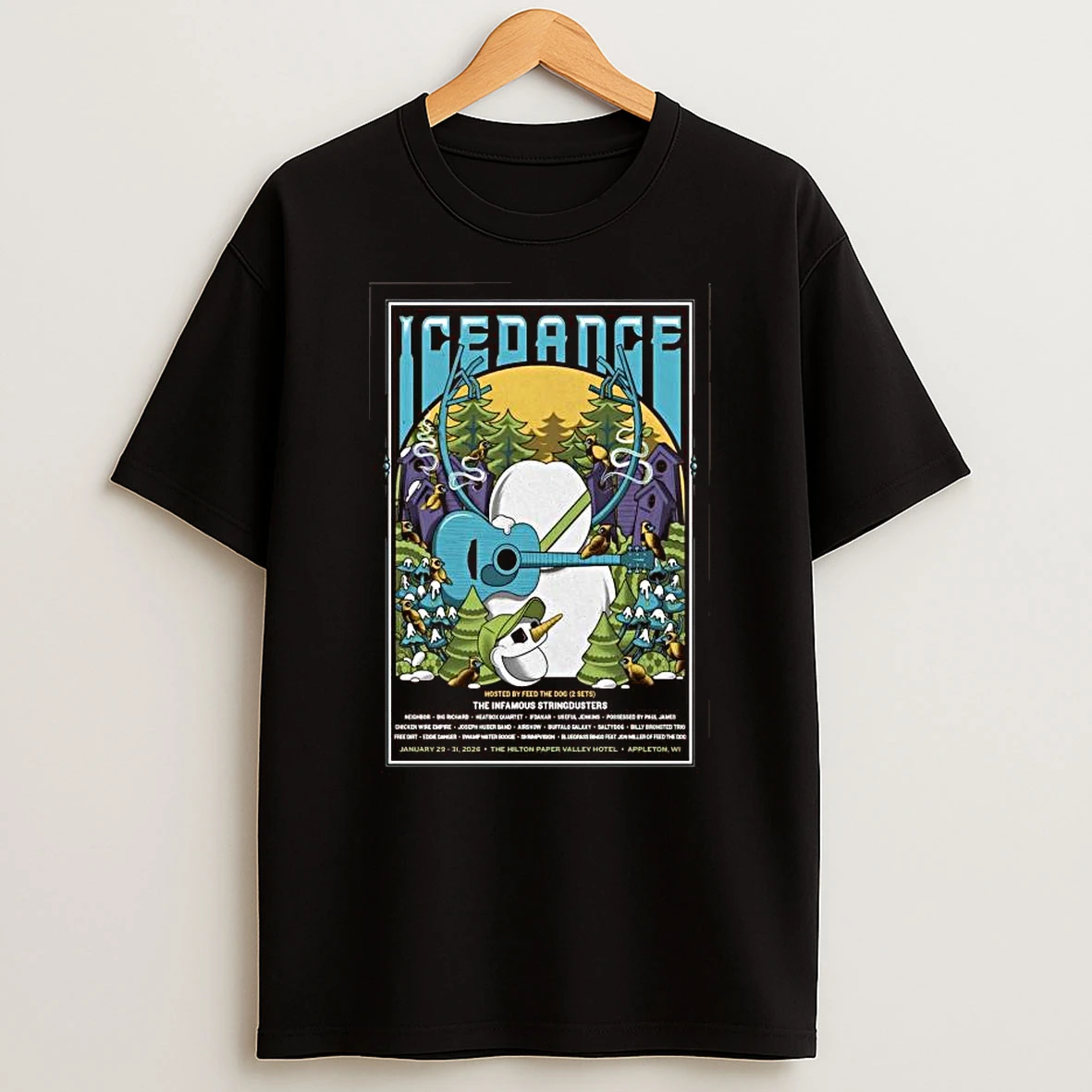 Ice Dance Music Festival Jan 29 31 2026 The Hilton Paper Valley Hotel Appleton Wi T Shirt