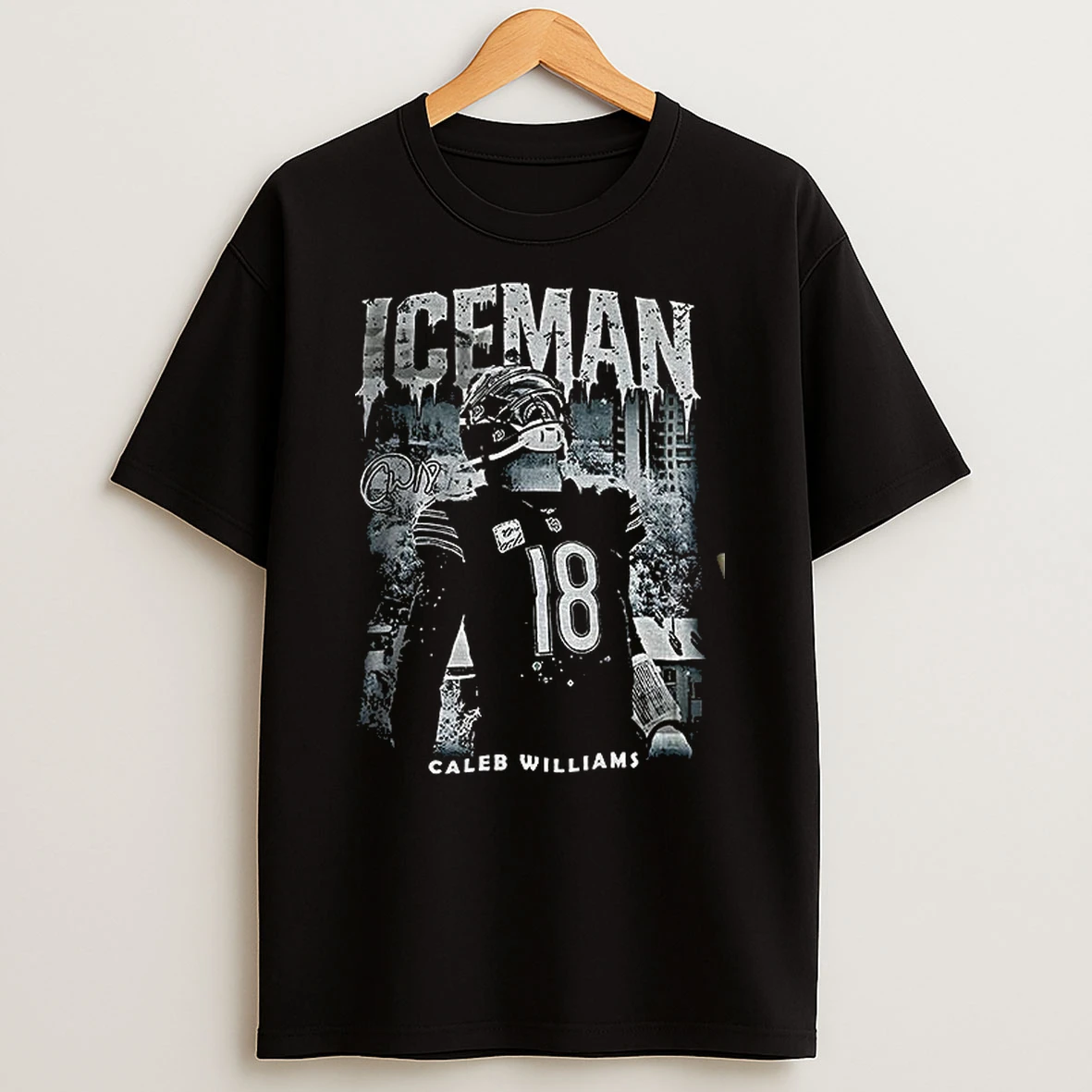 Iceman Caleb Williams Chicago Bears Football Game Day Vintage T Shirt