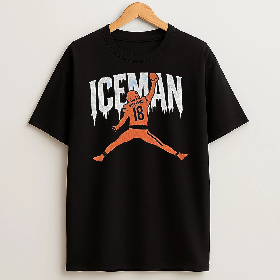 Iceman Caleb Williams Jumpman Chicago Bears Football Meme Gift For Fan T Shirt