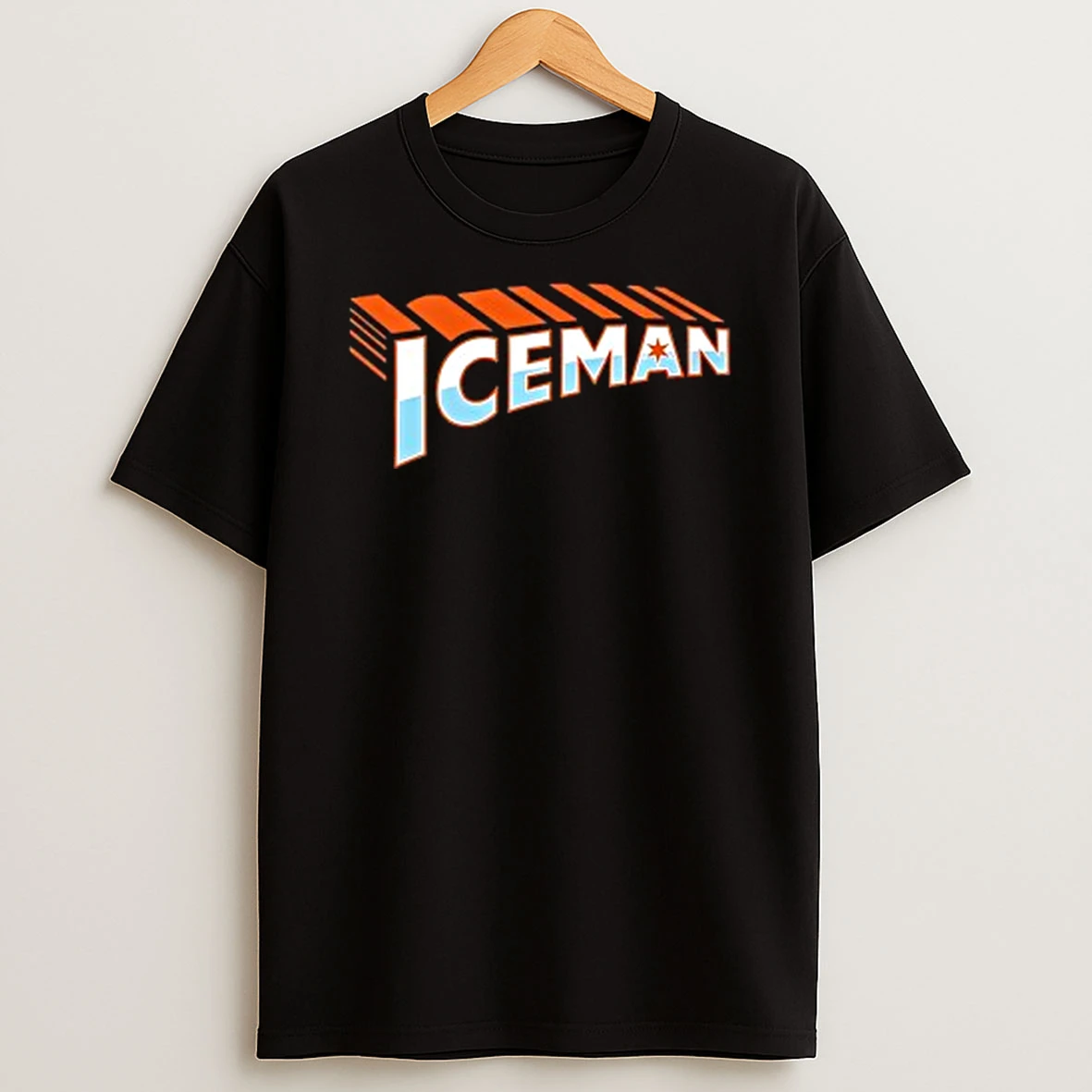 Iceman Chicago Bears Football Logo T Shirt