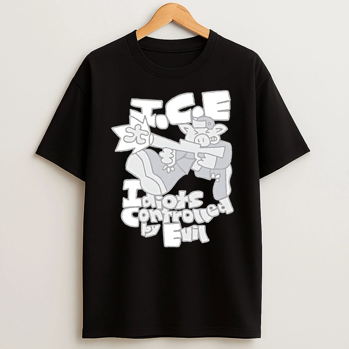 Idiots Controlled By Evil Ice Graphic T Shirt