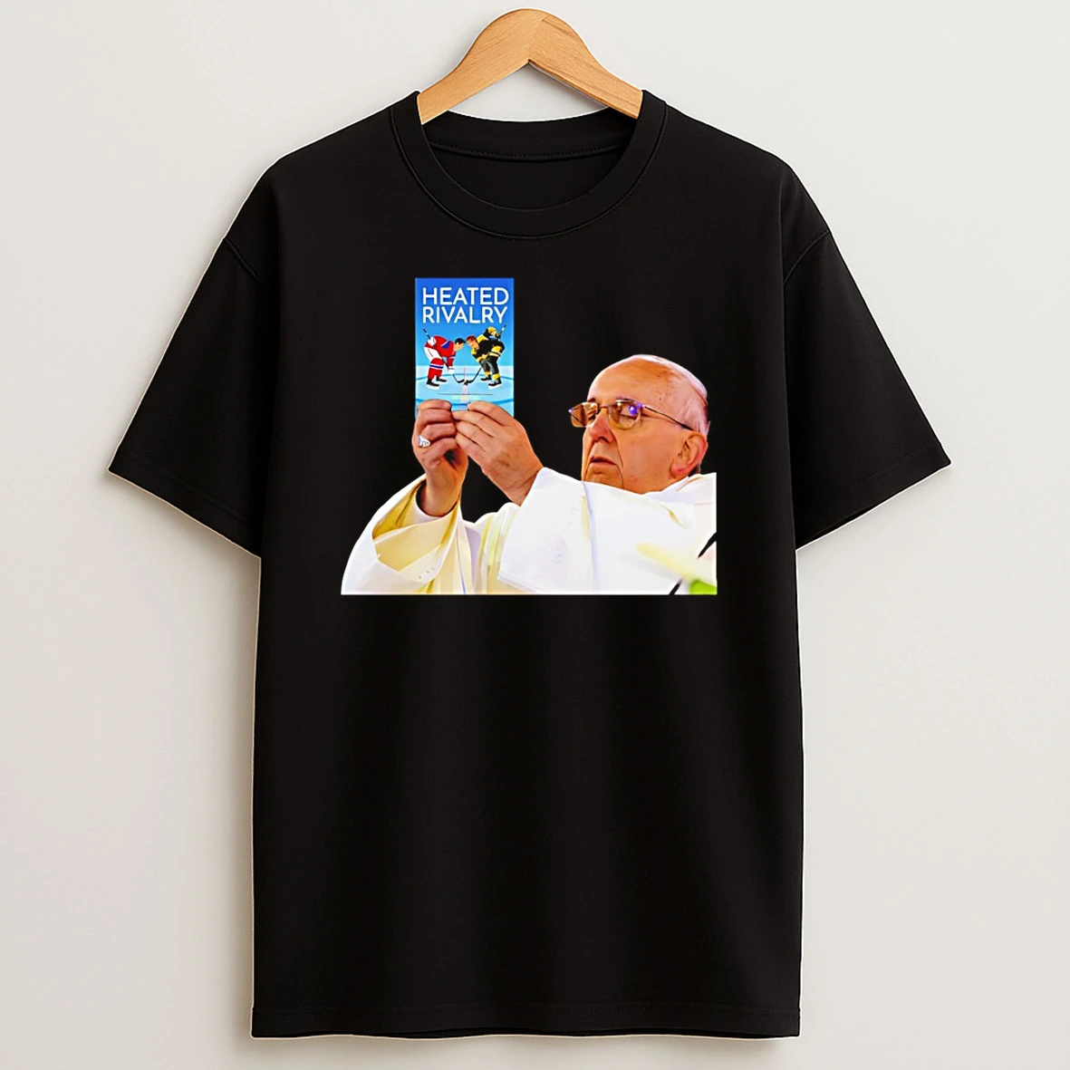 Ilya Rozanov And Shane Hollander Heated Rivalry Pope Holding Heated Rivalry Booktok T Shirt