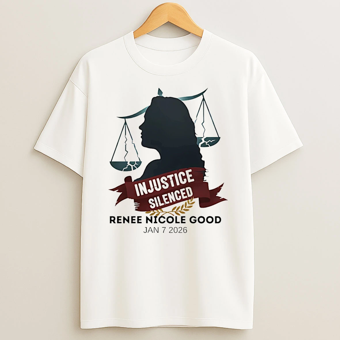 In Justice Silenced Renee Nicole Good Jan 7 2026 T Shirt