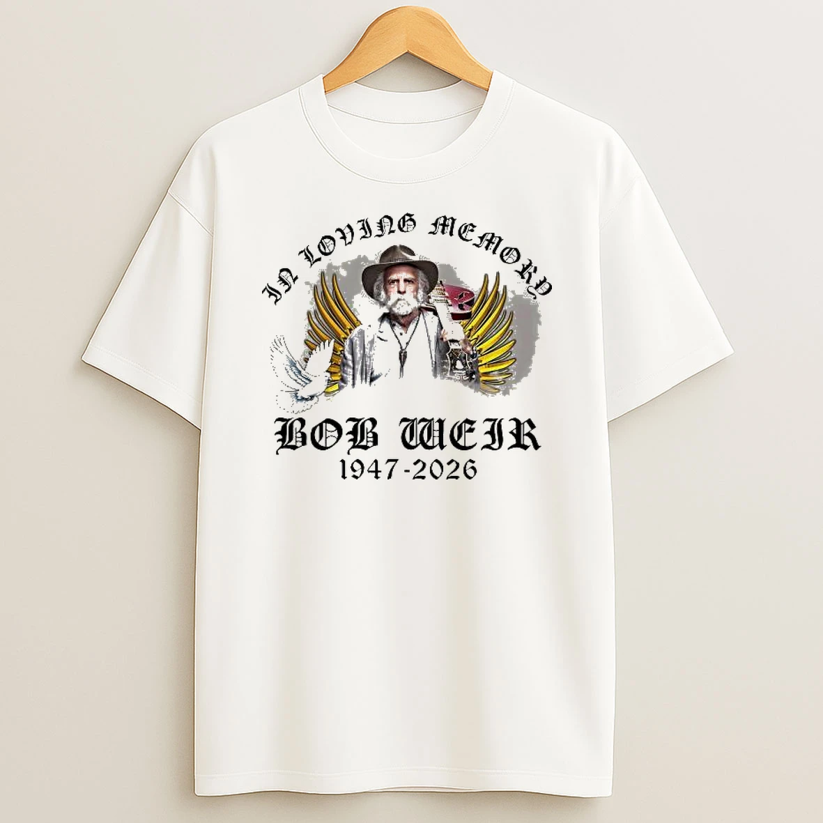 In Loving Memory Bobby Weir 1946 2026 T Shirt