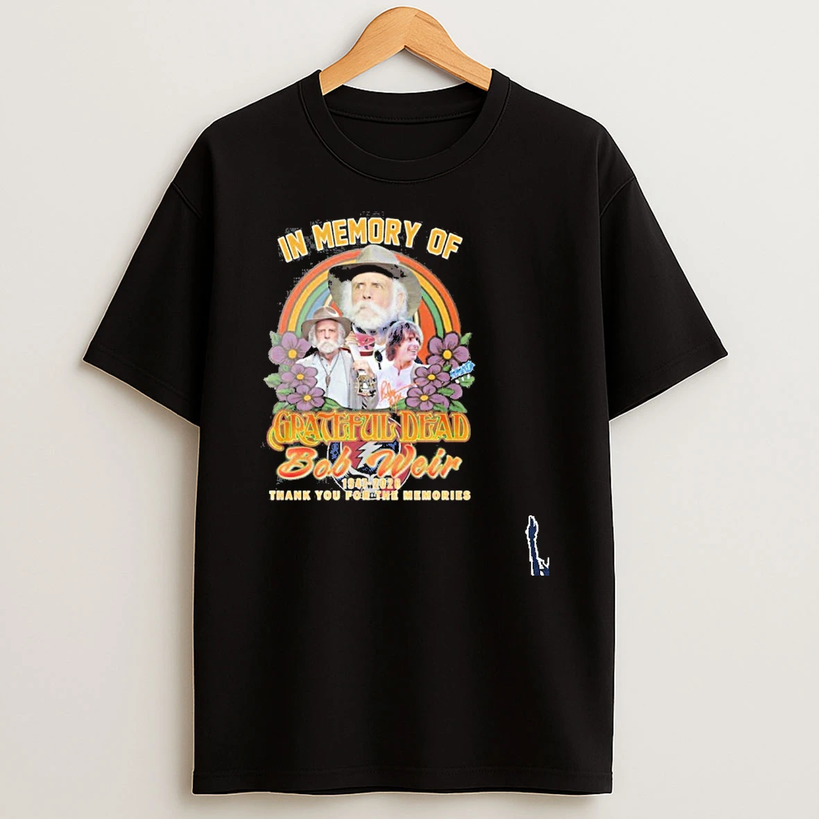 In Memory Of Grateful Dead Bobby Weir 1947 2026 Thank You For The Memories T Shirt