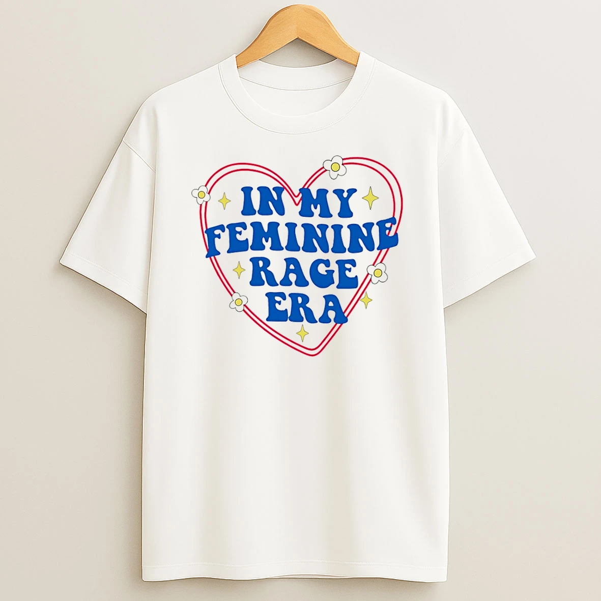 In My Feminine Rage Era Heart T Shirt