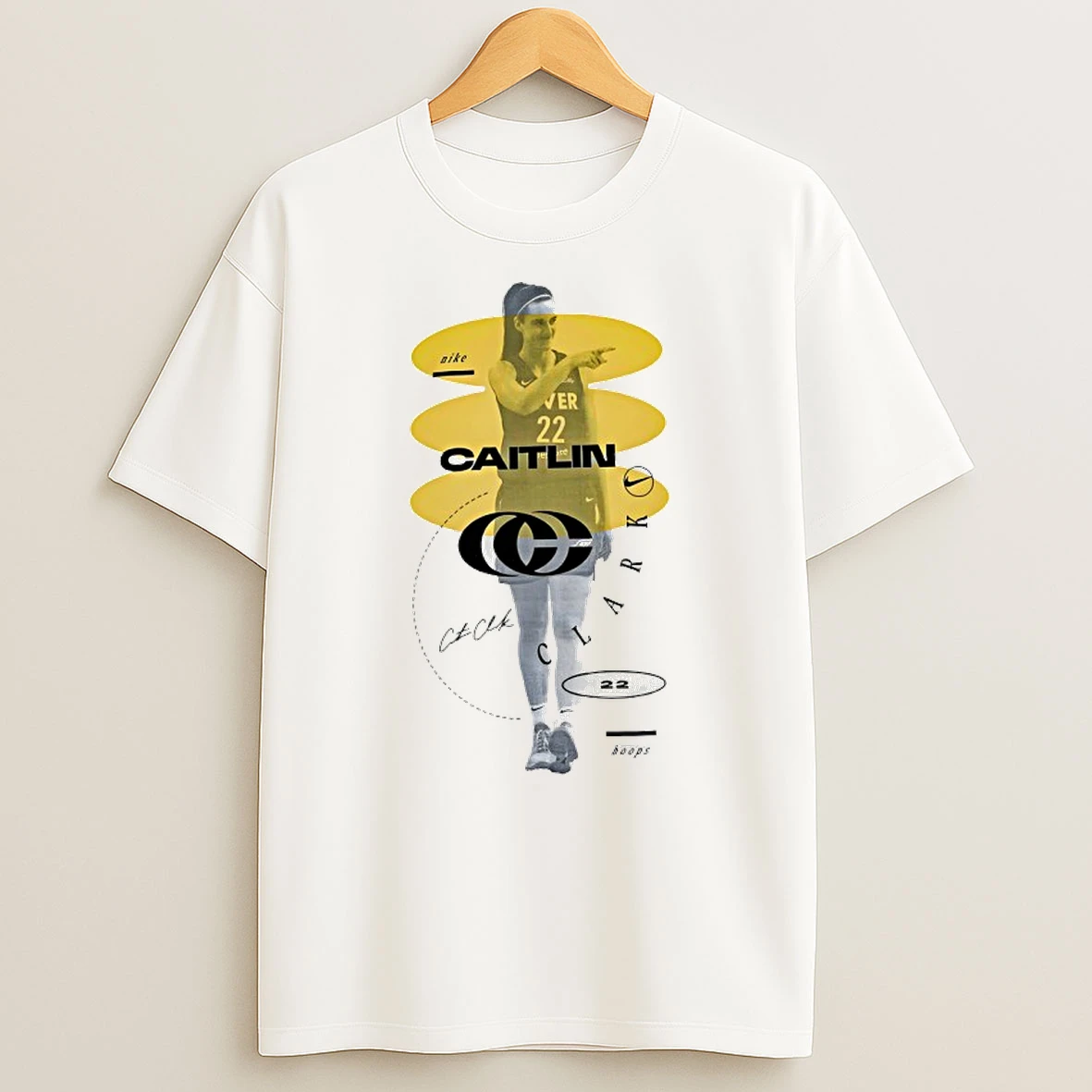 Indiana Fever Caitlin Clark Logo Retro T Shirt